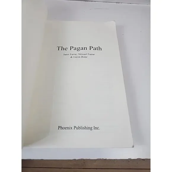 The Pagan Path: The Wiccan Way of Life by Stewart & Janet Farrar 1995 Printing - Picture 8 of 9